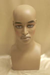 Tyrone Male Mannequin Head in Espresso