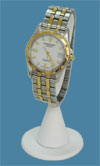 White Leatherette Watch Jewelry Display