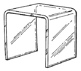 Clear Acrylic Riser 7" x 7" x 7"