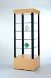 Square Open Display Case
