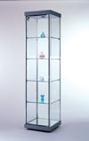 Epsilon Tower Display Case w/ Laminate Top-Quick Ship