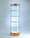 Round Tower Display Case
