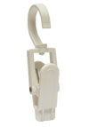 Super Mighty Swivel Clip - 4 1/2" White