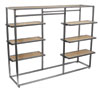 Double Sided Shelf/Hangrail Unit