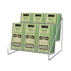Magazine Rack - Closed Sides, Black