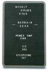 Open-Faced Letterboard, 24"W x 36"H