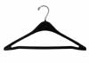 Contoured Plastic Suit Hangers - Black