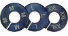 Size Dividers Round Black/Gold - XS to XXXL