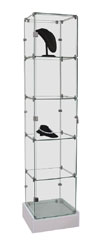 Single Wide Display Tower
