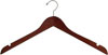 Matte Teak Wood Hangers for Jackets
