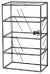 Acrylic Countertop Display Case - Tower 3 Shelf