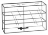 Acrylic Countertop Display Case - Rectangular 2 Shelf