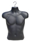 Heavyweight Men's T-Shirt Form with Swivel Hook-Black