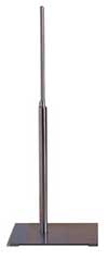 Raised Corner Base, Offset Pole, 24"H