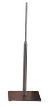 Raised Corner Base, Center Pole, 24"H