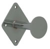 Garment Hook with Disc End 3"