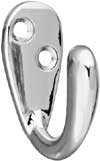 Single Fitting Room Hook - Chrome