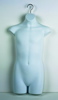 Half Round Boys Torso White