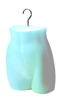 Half Round Hip Form White
