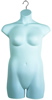 Half Round Plus Size Torso Form White