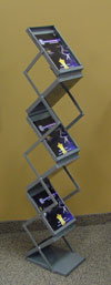 Magazine Rack - Fold Down Double Sided