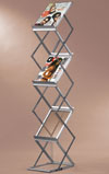 Magazine Rack - Fold Down with Acrylic Pocket Panels