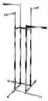 4 Way Rack - 4 Straight Flag Arms