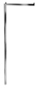 Rack Accessory - Straight Arm Square Tube
