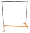 Rolling Rack - OSHA Orange Base Z Rack