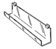 Wide Opening Tilt Slatwall J Rack 23.75"