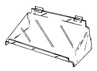 Slatwall Slanted Shelf 10" x 16"