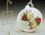 Cup/Saucer Stand Twisted Brass