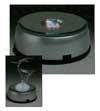 Lighted Silver Mirrored Turntable