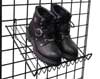 Gridwall Sloping Shelf with Lip - Black