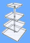 4 Tier Display Tray Tower