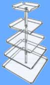 5 Tier Display Tray Tower
