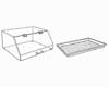 Angled Front Cabinet Display