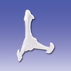 Folding Clear Plastic Easel 5"