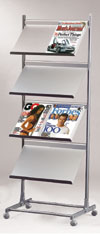 Magazine Rack - 4 Shelf