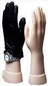 Left Mens Glove Hand Display