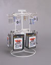 Twelve Peg 2-Tier Spinning Rack