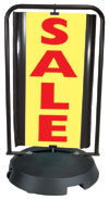 Rotating Tip 'N Roll Spin Sign