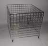 Large Capacity Dump Bin, Chrome