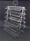 Shoe Display - Folding 2 Sided Shoe Rack