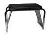 Chrome Shoe Fitting Bench with Mirrors
