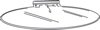 Slatwall Oval Display Shelf