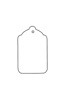 Unstrung Scalloped Blank Tag