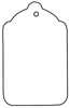Unstrung Scalloped Blank Tag