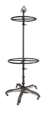 Revolving Double Round Rack