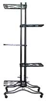 5 Tier Raw Steel Display Unit